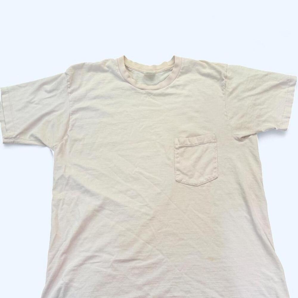 Vintage Pink Pocket Tee – Women’s Large